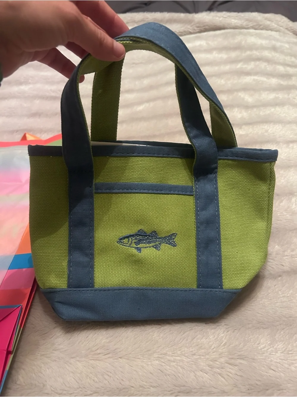 Dairy Boy Essentials Tote in Key Lime NWT